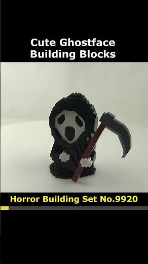 Ghostface No.9920 Blocks #Ghostface #Horror #Scream #Grim #Lego #MiniBlock #NanoBlock