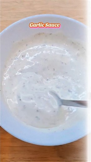 Garlic Sauce Recipe 🧄 #shorts #recipe