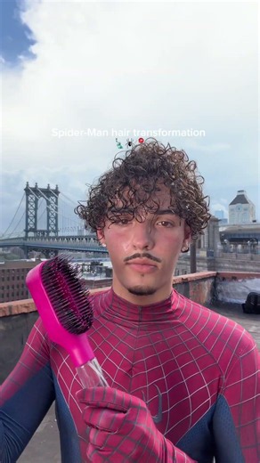 zj holland #spiderman #hair #transformation #fyp