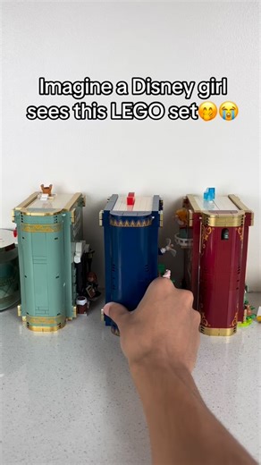 Princess Blocks on Instagram: "This is the cutest decor piece I’ve ever built 🏰 #princessblockset #storybookbrickbook #fairytaleaesthetic #roommakeover #giftforher"