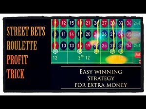 make money with roulette 6 Street bets system. Online Roulette winning Strategy.