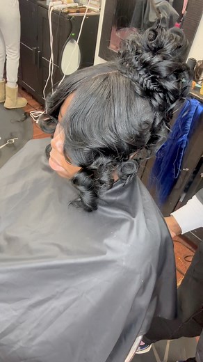 78K views · 2.1K reactions | Messy Updo PonyTail W/ Fishtail Braid...