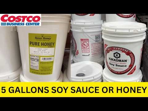 5 GALLONS SOY SAUCE OR HONEY - COSTCO BUSINESS CENTER
