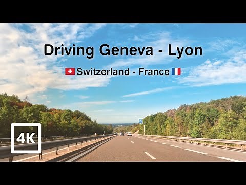 Scenic Drive | Journey from Geneva to Lyon via Europe's Most Beautiful Roadway, Unforgettable Voyage
