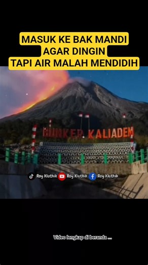 KALIADEM BUNKER TRAGEDY MERAPI ERUPTION 2006 #truestory #mystery #merapi #viral #history #shorts