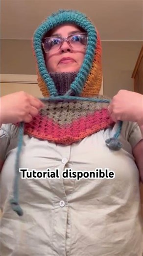 “How to crochet this Balaclava Hood•”& #crochet #knitting #shorts