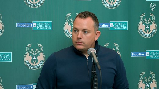 14K views · 442 reactions | Jon Horst meets with the media to discuss the 21-22 season. | Milwaukee Bucks | Facebook