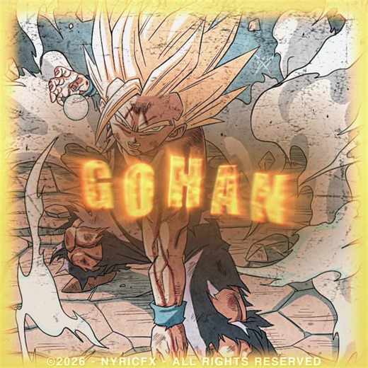 gohan turning ssj2 was so peak || #fyp #aftereffects #aura #dragonballz #gohan