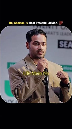 Raj Shamani's Most Powerful Advice.💯