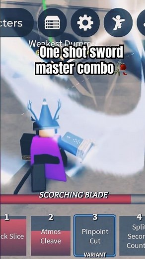 Definitely a one shot sword master combo👍