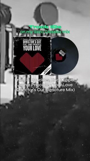 Your Love — Frankie Knuckles & Jamie Principle ❤️