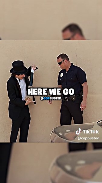 Magician messes with an officer 😂 #policeofficer #copsoftiktok #fyp | magician