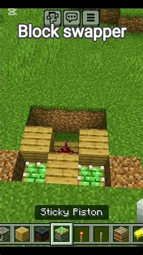 Block swapper in minecraft ||#shorts #minecraft #viralvideo