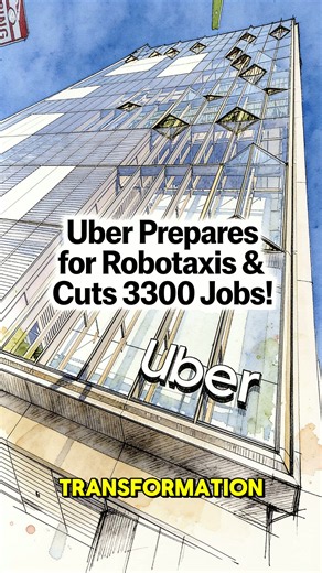 Uber axes 3,300 jobs as robotaxis threaten to cut out the middleman