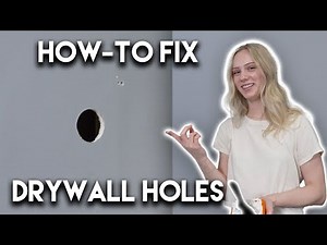 3 Easy Ways to Patch Drywall | Small, Medium and Large Holes