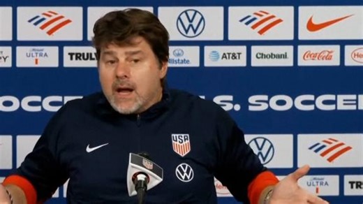 Mauricio Pochettino has tense interaction during post-match news conference
