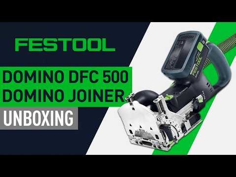 Unboxing the Festool Cordless Domino DFC 500 Joiner