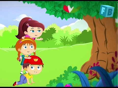 Ringa Ringa Roses Nursery Rhymes with lyrics | FlickBox Kids Songs