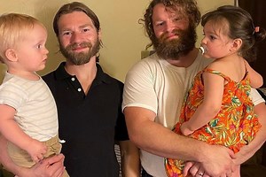 ABP's Gabriel poses with daughter Sophie, 2, in rare photo & reunites with Bear