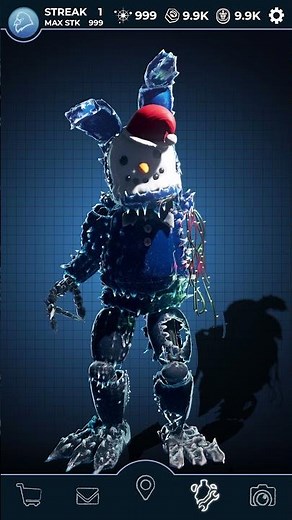 Black Ice Withered Bonnie FNaF Workshop Animation