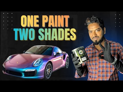 COLOUR SHIFTING PAINT WITH DIFFERENT BASE 🤯