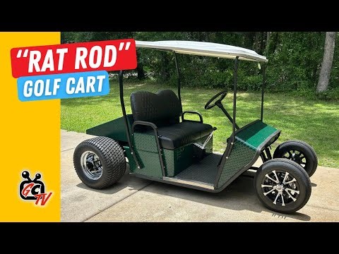 AWESOME Rat Rod Golf Cart - GolfCartingTV