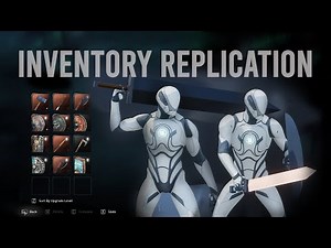 Unreal Engine 5 - Inventory System Multiplayer Replication - Action RPG #112