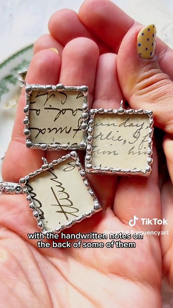 Upcycling Antique Postcards into Unique Jewelry