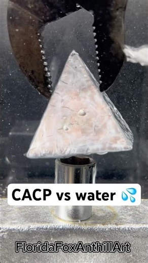 CACP vs water 💦 #Satisfying #Experiment #Water #CACP #ASMR #ColdShape