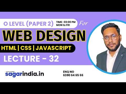 Web designing(CSS Class) Lec -32 | Basic to Advance| Complete Course for O level Student |