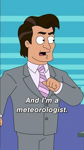 so THATS why they’re called meteor-ologists 😂 #americandad