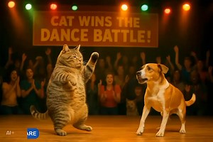 Cat VS Dog Dancing Competition | Gad Bulus