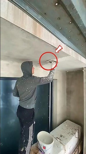 Perfect Ceiling Plastering with a Hand Trowel | Satisfying Construction Skills