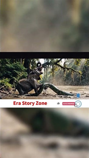 Elephant Battles Giant Snake in the Jungle! #ElephantVsPython#WildlifeBattlet#GiantSnakeAttack
