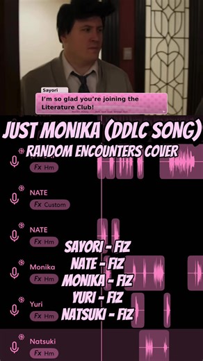 JUST MONIKA (A DDLC SONG) // BY RANDOM ENCOUNTERS . . . SAYORI : FIZ NATE : FIZ MONIKA : FIZ YURI : FIZ NATSUKI : FIZ . . . #cover #bandlab #foryoupage #dokidokiliteratureclub #randomencounters