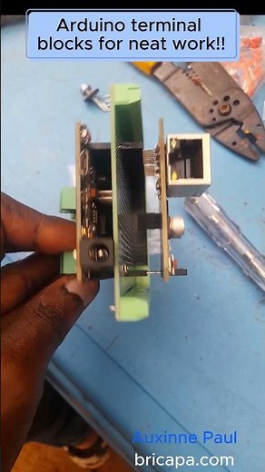 Arduino DIN Rail terminal blocks showcase #automation