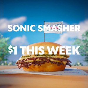370K views · 716 reactions | Right now‼️ Get a $1 Double SONIC® Smasher before they’re gone. Only available in the app for the first million customers. | Sonic Drive-In | Facebook