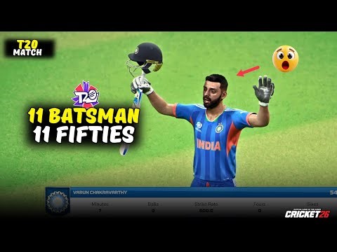 🤯 11 BATSMEN, 11 FIFTIES! 😱 IND vs AUS T20 WC | UNREAL RECORD 🔥 | Cricket 26