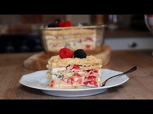 Fruchtiges Milchmädchen-Dessert / Milchmädchenkuchen ohne Backen / No Bake Cake Milk Girl