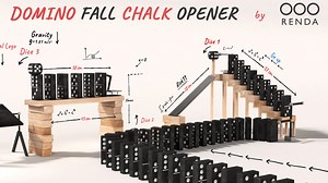 Domino Fall Chalk Opener