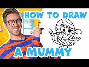How to Draw a Mummy | Drawing Lessons For Kids | Easy Step by Step