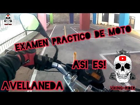 ASÍ ES EL EXAMEN PRÁCTICO DE MANEJO DE MOTO EN AVELLANEDA | HASTA 300CC