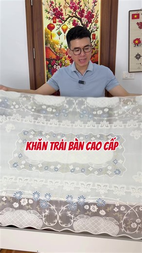 Khăn Trải Bàn PVC Chống Thấm, Dễ Vệ Sinh