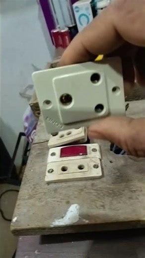 #DP switch cut out three pin socket bord hitting