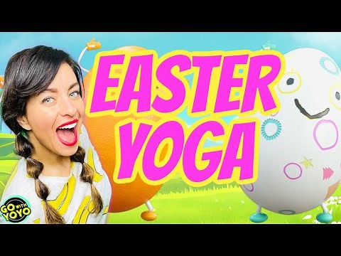 Spring & Easter Yoga for Kids 🐰 Easter Workout Brain Break (Cosmic Kids Yoga Inspired) Go with YoYo