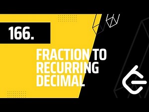 166. Fraction to Recurring Decimal Leetcode Solution