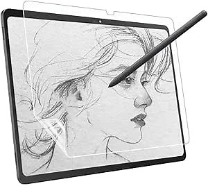 [2 Pack] Paperfeel Screen Protector Compatible with Lenovo Tab P11, Matte PET Film that look like Drawing and Notetaking on Paper, Anti Glare, Easy Installation