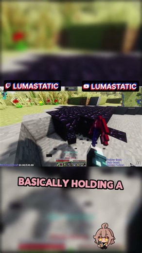 Bread vs key meme explained by Nich #minecraft #shorts