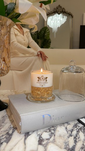 New Exclusive Design: Majesté Dorée Gold Leaf Candle With Bell...