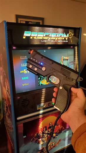 "Precision" Light Gun arcade cab! Hooked outputs (aka HD recoil or advanced recoil) and over 150 of your favorite arcade lightgun games. | Custom Arcade Machines - Paradox Arcade Systems